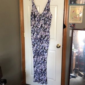 Ronson XL V-neck, Print Jumpsuit